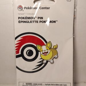 Pokemon TCG Yamper Enamel Pin Official Nintendo Collectible Lapel Badge